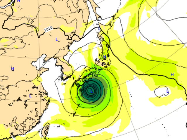 台風6号2023の米軍や各国の進路予想は？九州に最接近するのはいつ？ｂ