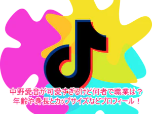 中野愛音が可愛すぎるけど何者で職業は？年齢や身長とカップサイズなどプロフィール！1