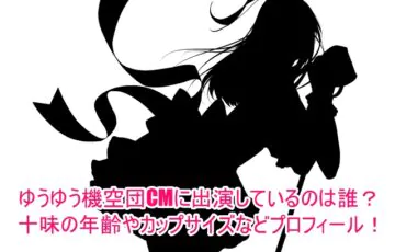 ゆうゆう機空団CMに出演しているのは誰？十味の年齢やカップサイズなどプロフィール！